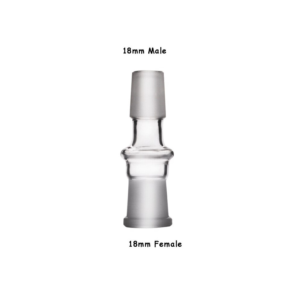 Aihontai (18Male18female) 10Mm 14Mm 18Mm Male To Female Glass Connector Adapter Smoking Accessories