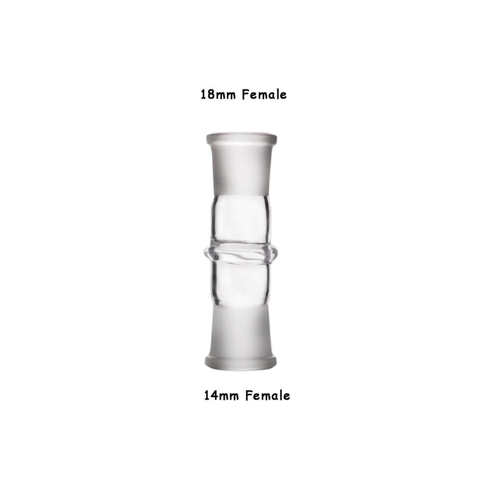 Aihontai (18Female14female) 10Mm 14Mm 18Mm Male To Female Glass Connector Adapter Smoking Accessories