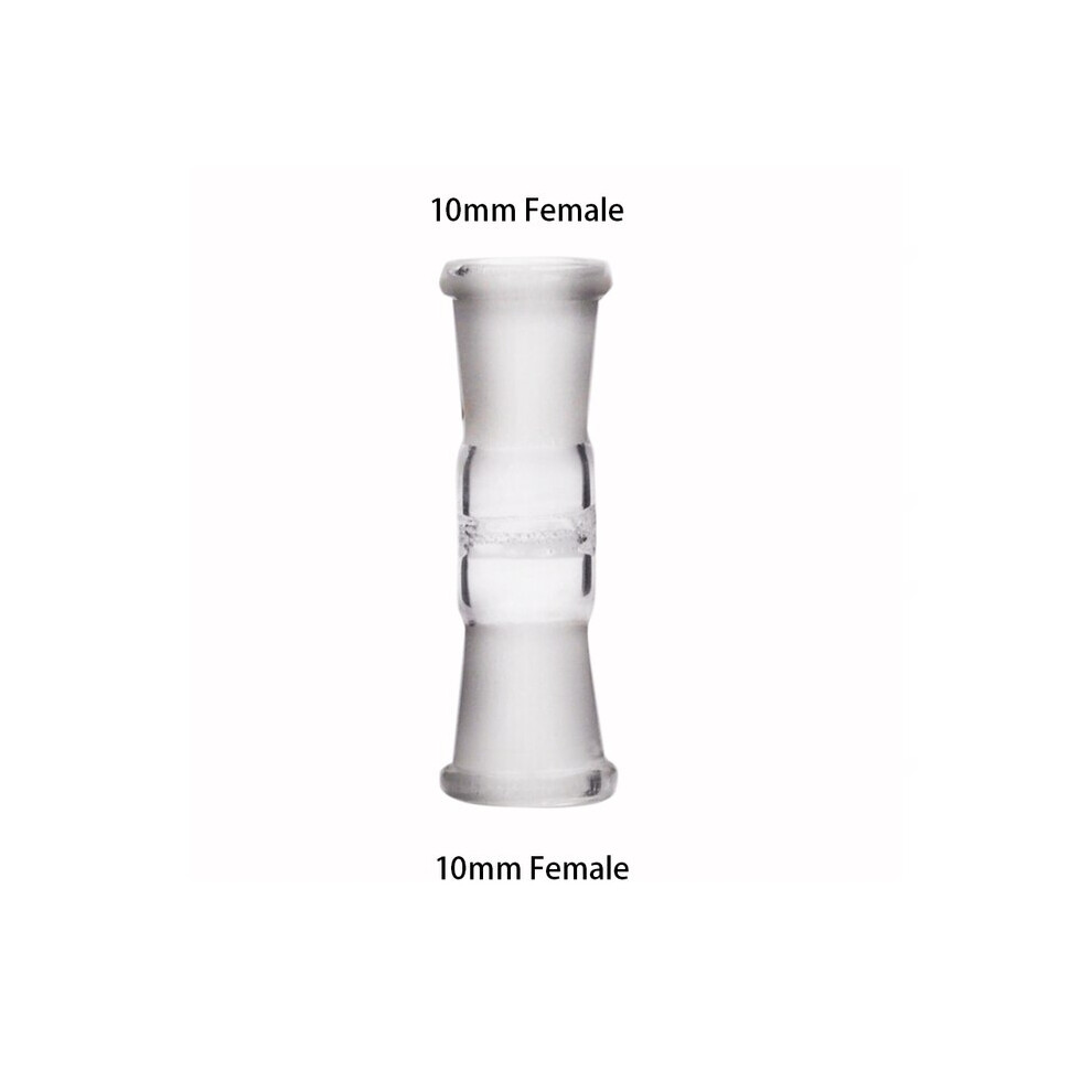 Aihontai (10Female10female) 10Mm 14Mm 18Mm Male To Female Glass Connector Adapter Smoking Accessories