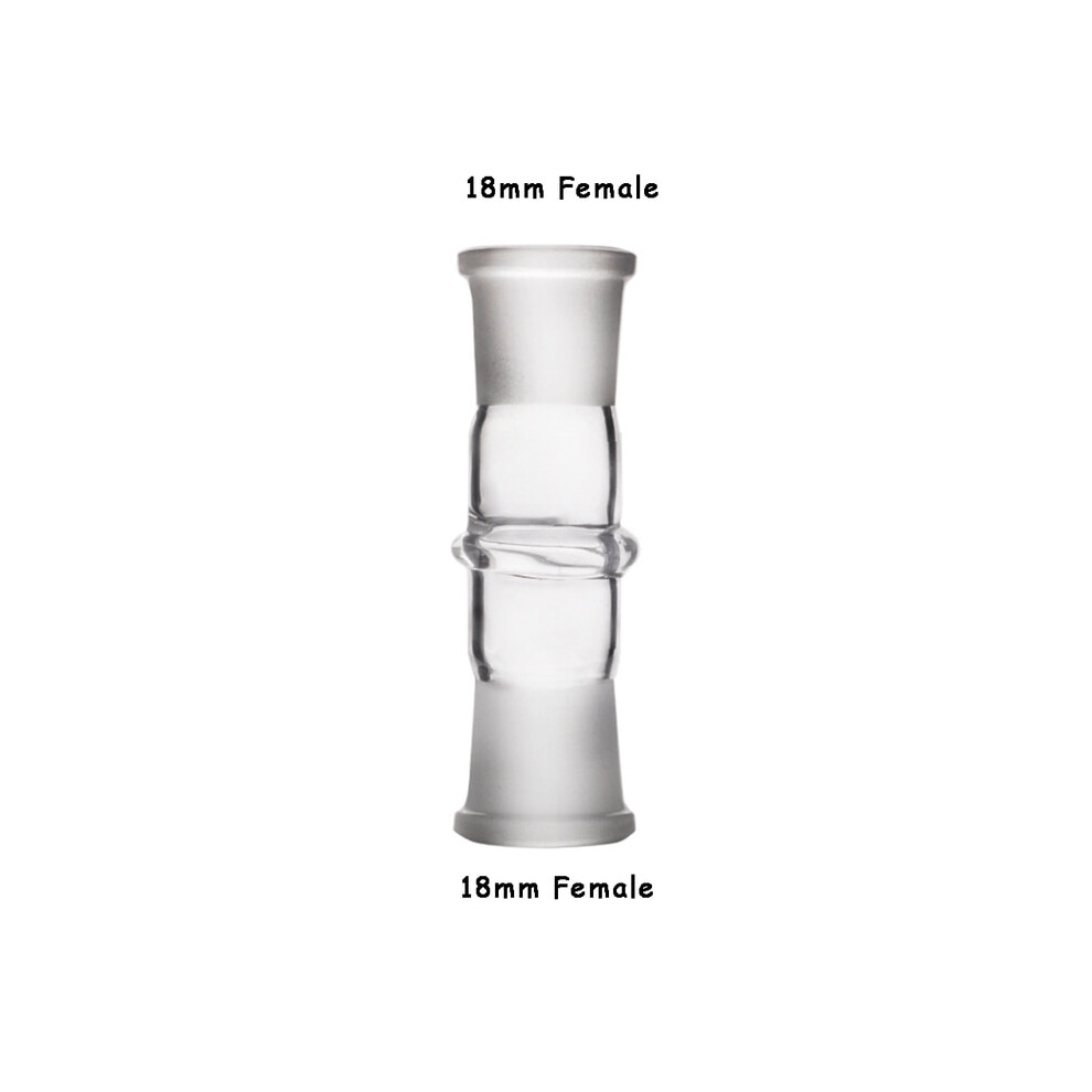 Aihontai (18Female18female) 10Mm 14Mm 18Mm Male To Female Glass Connector Adapter Smoking Accessories