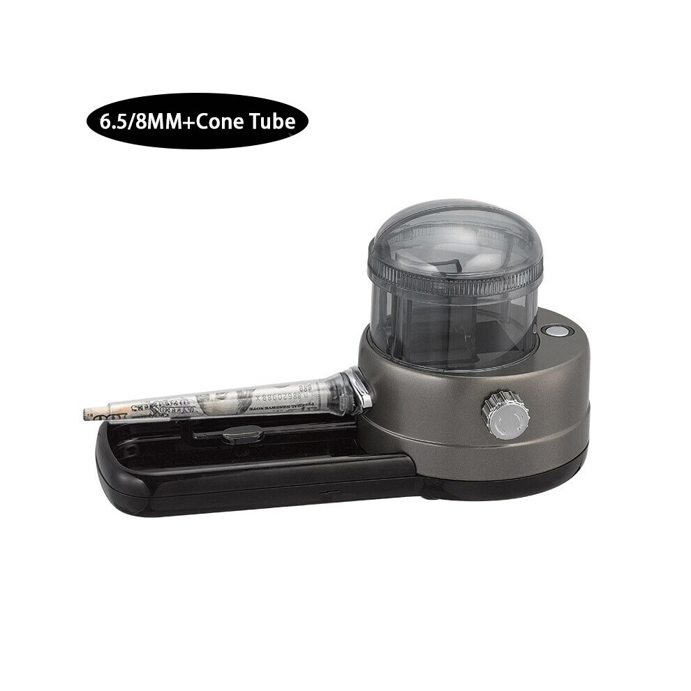 Aihontai (Gray-6.5-8Mm-Tube) 5.5 6.5 8Mm Electric Cigarette Rolling Machine With Horn Tube Filling