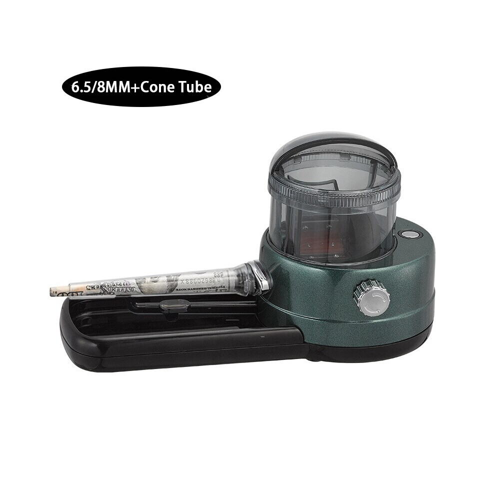 Aihontai (Green-6.5-8Mm-Tube) 5.5 6.5 8Mm Electric Cigarette Rolling Machine With Horn Tube Filling