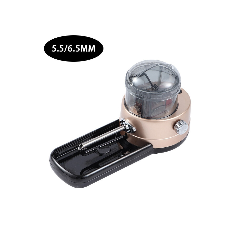Aihontai (Gold-5.5-6.5Mm) 5.5 6.5 8Mm Electric Cigarette Rolling Machine With Horn Tube Filling