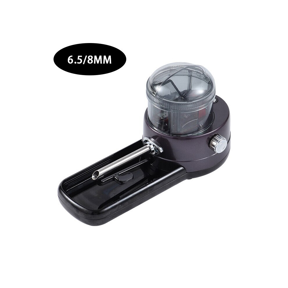 Aihontai (Purple-6.5-8Mm) 5.5 6.5 8Mm Electric Cigarette Rolling Machine With Horn Tube Filling