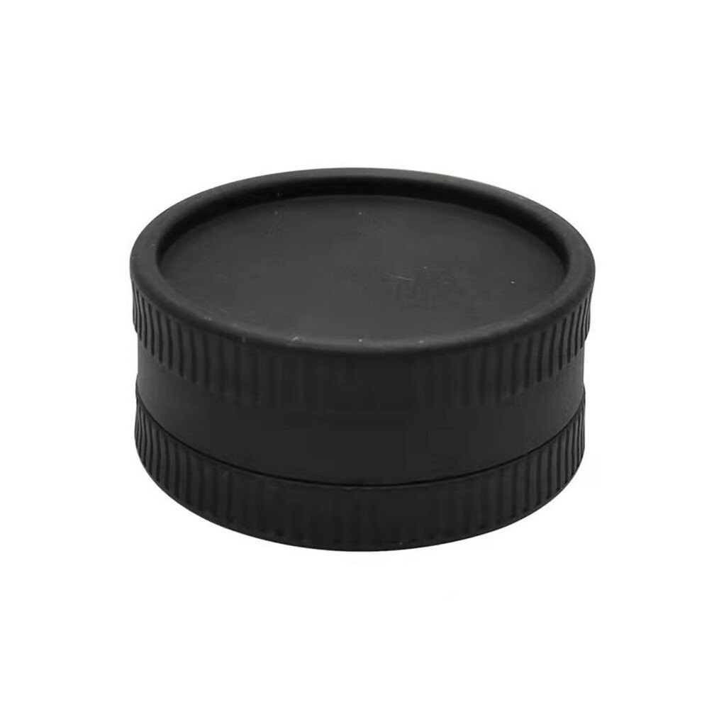 Aihontai (Black) Portable 2 Layers 55Mm Tobacco Grinder Biodegradable Plastic Herb Crusher