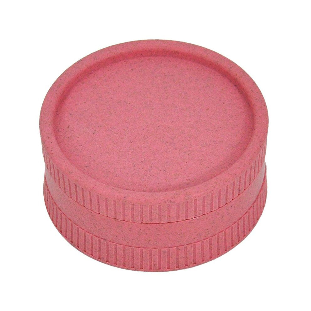 Aihontai (Pink) Portable 2 Layers 55Mm Tobacco Grinder Biodegradable Plastic Herb Crusher