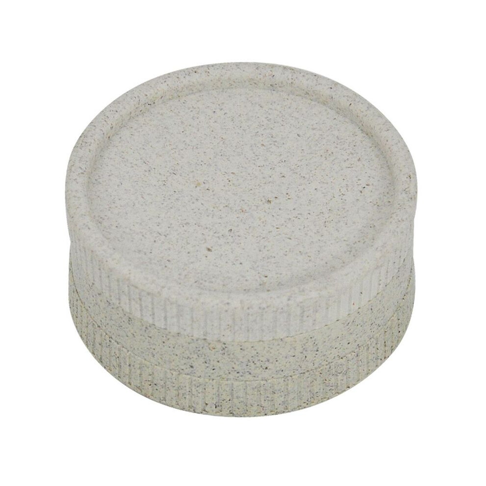 Aihontai (White) Portable 2 Layers 55Mm Tobacco Grinder Biodegradable Plastic Herb Crusher