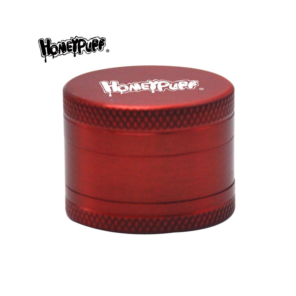 Aihontai Red (Red) 30Mm 3 Pieces Zinc Alloy Herb Grinder Metal Herbal Grinders Spicy Crusher