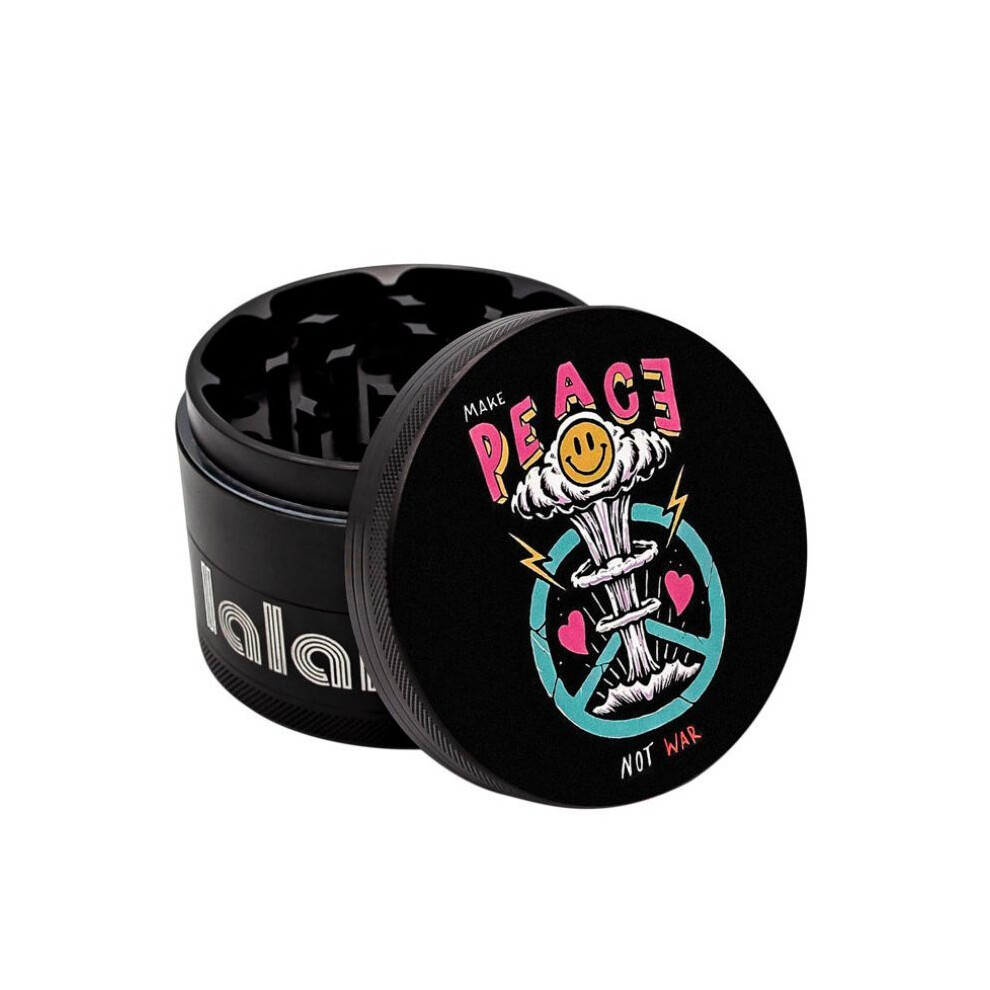 Aihontai (Peace) 63Mm Peace Pattern Tobacco Grinder 4 Layer Aluminum Alloy Herb Crusher