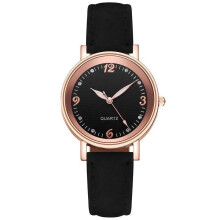 (black) Watches for Women Leather Band Luxury Watches Quartz Watch Casual Watch