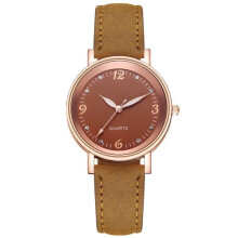 (Brown) Watches for Women Leather Band Luxury Watches Quartz Watch Casual Watch