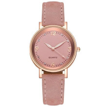 (Pink) Watches for Women Leather Band Luxury Watches Quartz Watch Casual Watch