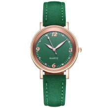 (green) Watches for Women Leather Band Luxury Watches Quartz Watch Casual Watch
