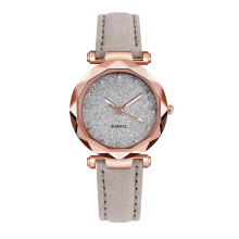 (grey) New Luxury Rhinestone Watch Women Starry Sky Watches Ladies Wristwatch