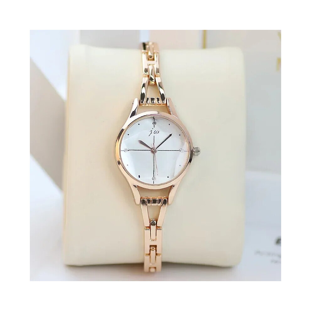 (gold white) Watch for Women Elegant Rose Gold Ladies Luxury Wristwatches Rhinestone-image-OPC-PFH5HPM-NEW
