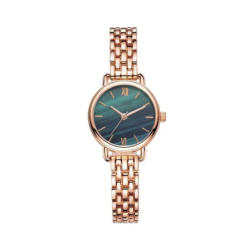 Aihontai (Green) Women Watches New Rose Gold Silver Ladies Watch Womens Quartz Dress Wristwatch Green,Silver,Gold