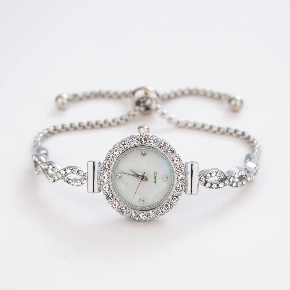 Aihontai (Silver) Women Watch Mujer Golden Relojes Small Dial Quartz Leisure Popular Wristwatch Silver