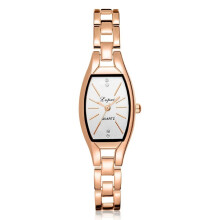 (Golden White) Luxury Fashion Gold Watches Gift for Ladies Women Brand Personality Quartz