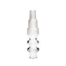 (V2) Dynavap M glass tube stem Water Adapter Silicone Bonger Accessory for