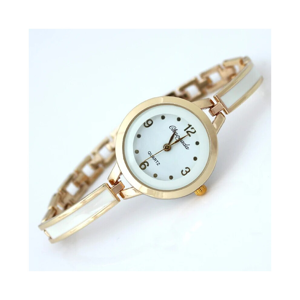 Photos - Wrist Watch  1pcs Silver Popular Fashion Casual Lady Women Girl Watch Stainless Steel(122 gold)