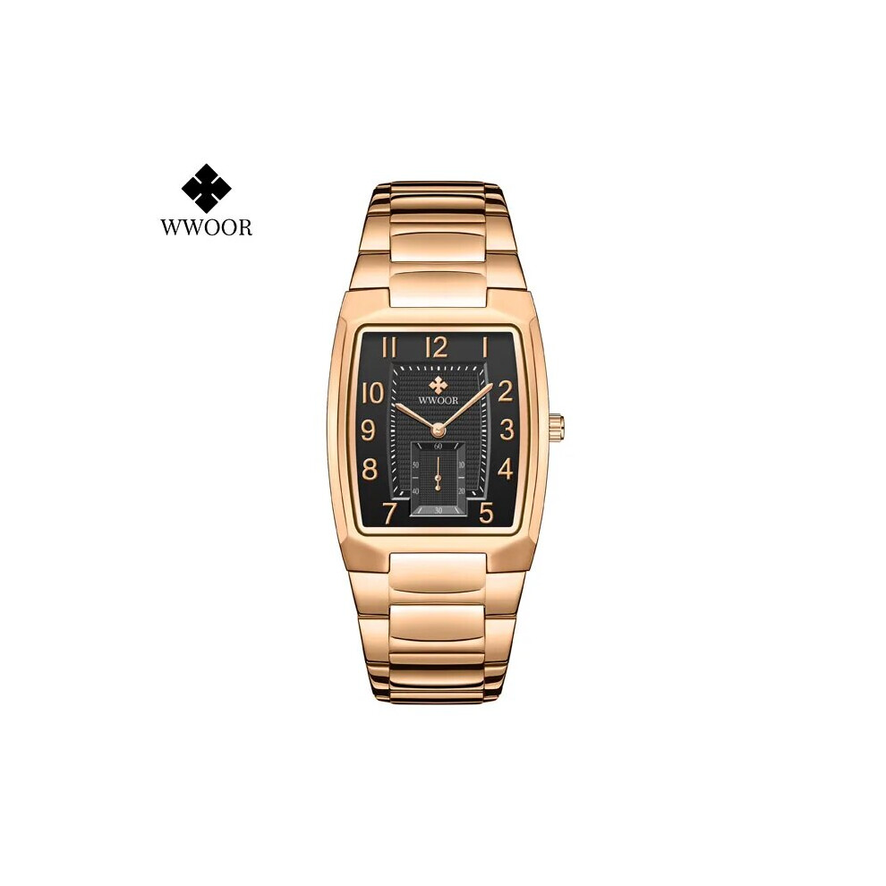 (Rose black) Fashion Women Wrist Watches WWOOR New Top Brand Luxury Creative Steel-image-OPC-PFH5MPR-NEW