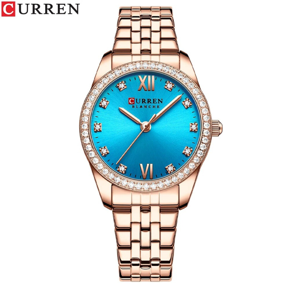 (rose lake) New stock! ! Women Watches Steel belt Love Steel belt Rhinestone Quartz-image-OPC-PFH5NC8-NEW