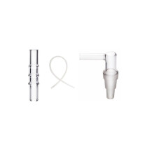 (3 in 1) 10mm 14mm 18mm Male 90 degree angled water tool glass whip adapter kit