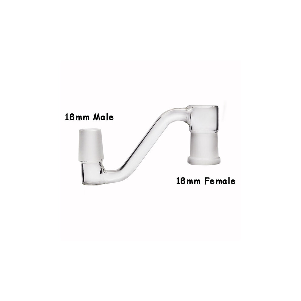 Aihontai (18Male18female) 10Mm 14Mm 18Mm Male To Female Glass Connector Adapter Side Smoking Accessories