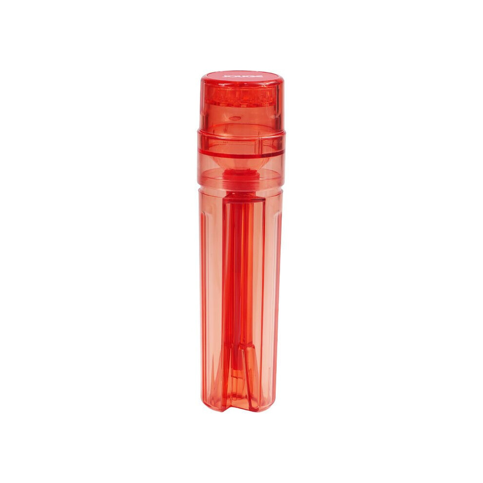 Aihontai Red (Red) 2 In 1 Plastic Tobacco Filler Grinder For Smoking Pre Roll Cone Roller