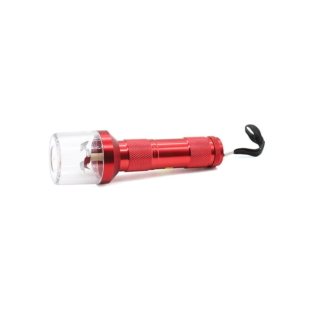 Aihontai Red (Red) Electric Torch Shape Grinder Crusher Crank Leaf Tobacco Smoke Spice Herb