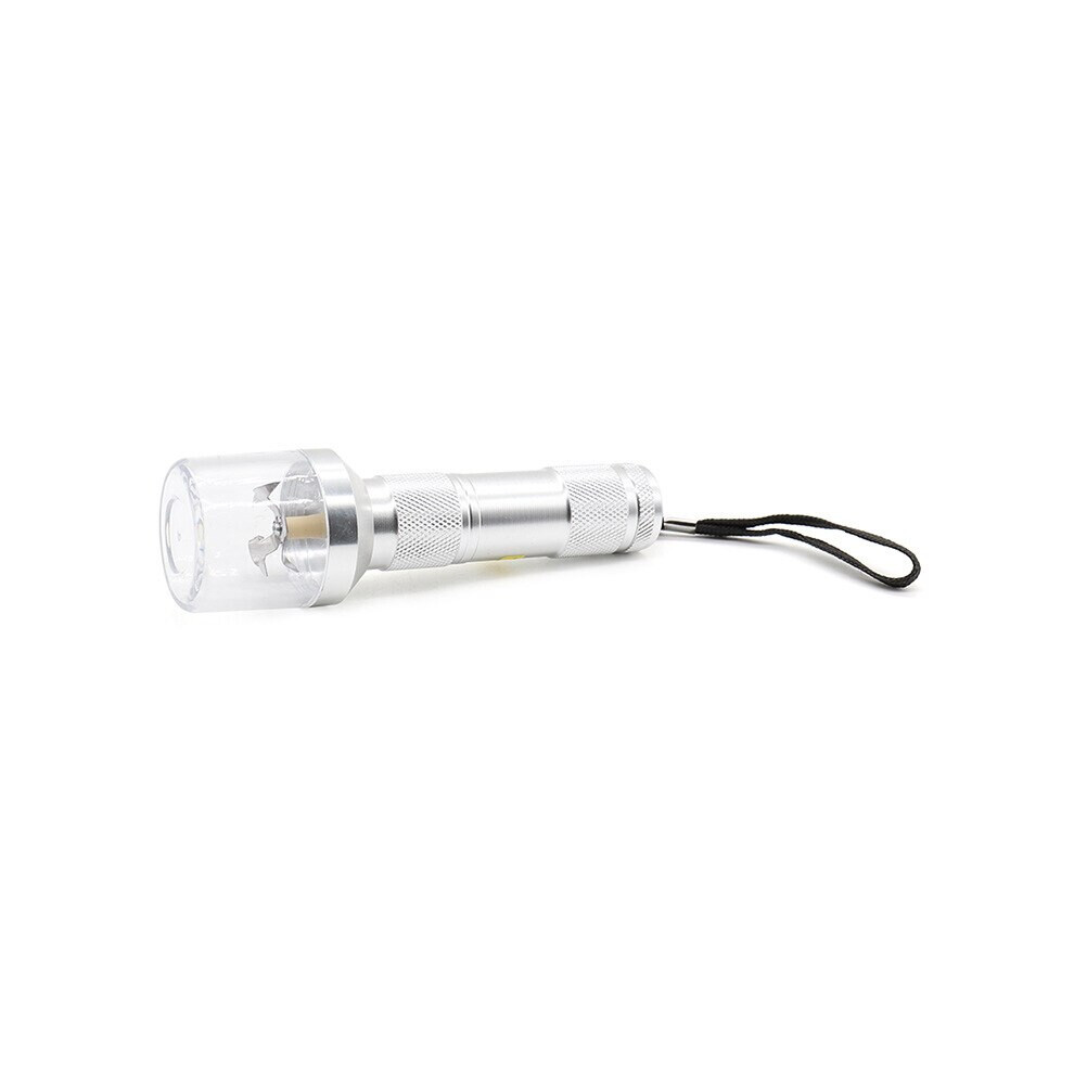 Aihontai Silver (Silver) Electric Torch Shape Grinder Crusher Crank Leaf Tobacco Smoke Spice Herb