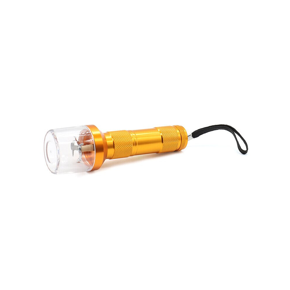 Aihontai Gold (Gold) Electric Torch Shape Grinder Crusher Crank Leaf Tobacco Smoke Spice Herb