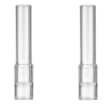 (2PCS 70mm Straight) Accessory Long Short Replacement Glass Stem for arizer solo 2 air 2 70mm