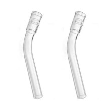 (2PCS Bent) Accessory Long Short Replacement Glass Stem for arizer solo 2 air 2 70mm