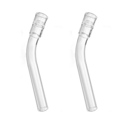 (2PCS Bent) Accessory Long Short Replacement Glass Stem for arizer solo 2 air 2 70mm