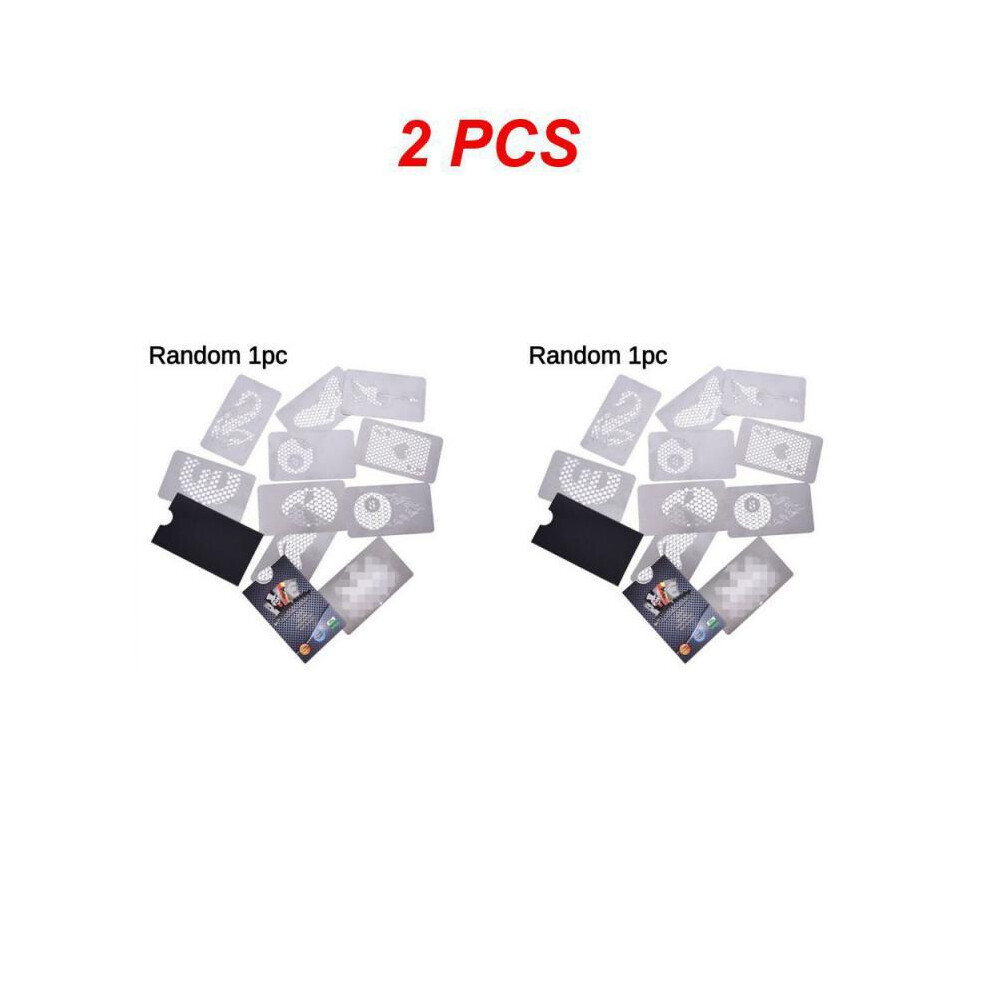 Aihontai (Style A 2Pcs) 1 2Pcs Tobacco Grinder Card Grindering Card Mill Herbal Leaf Tobacco Crusher