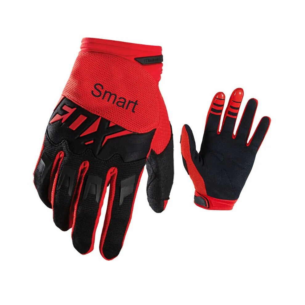 ( - Word, S) Men's Bicycle Gloves Riding Bicycle Motocross Motorcycle Accessories Mx Red/Black 9049134255666