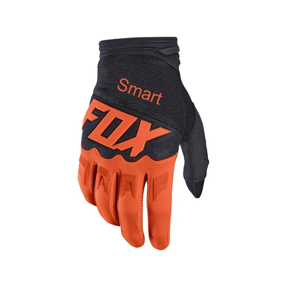 ( - Xxl) Men's Bicycle Gloves Riding Bicycle Motocross Motorcycle Accessories Mx Black/Orange 9049134256656