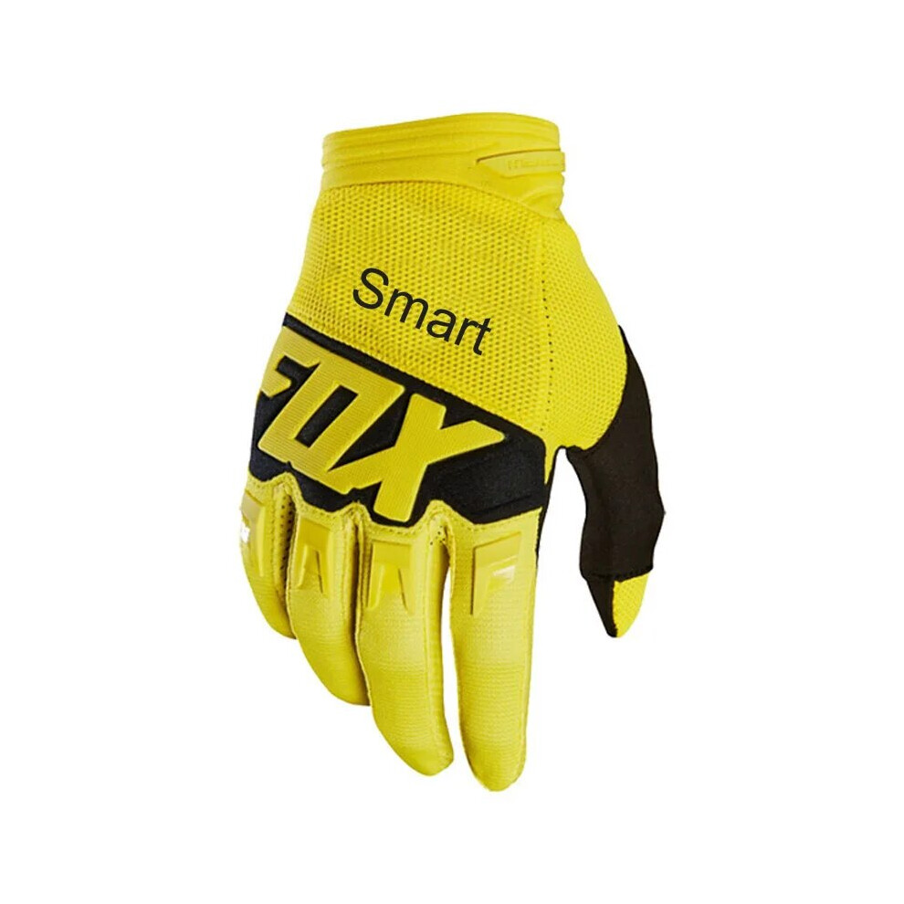 (All - S) Men's Bicycle Gloves Riding Bicycle Motocross Motorcycle Accessories Mx Yellow 9049134255499