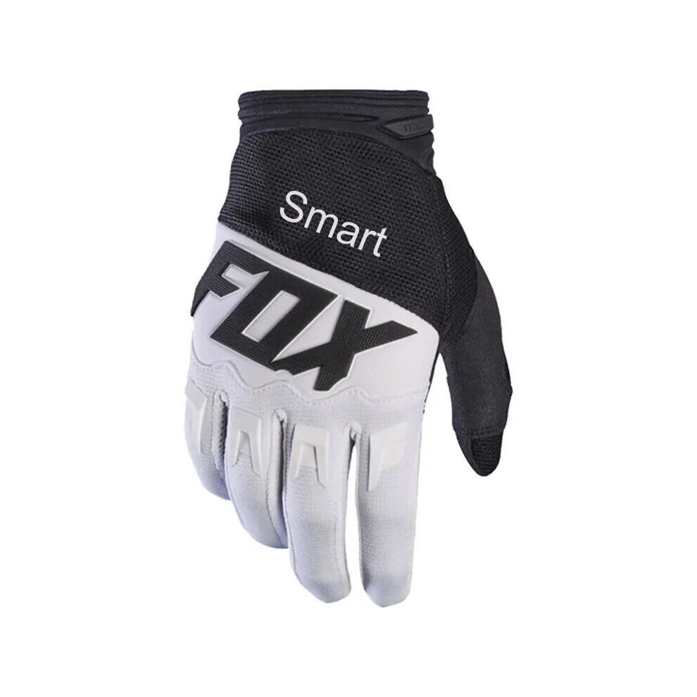 ( - Xl) Men's Bicycle Gloves Riding Bicycle Motocross Motorcycle Accessories Mx Black/White 9049134256397