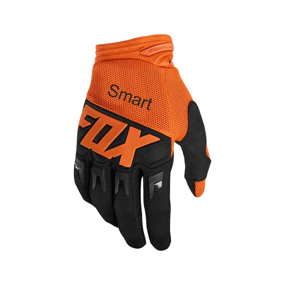( - Xl) Men's Bicycle Gloves Riding Bicycle Motocross Motorcycle Accessories Mx Orange/Black 9049134256472