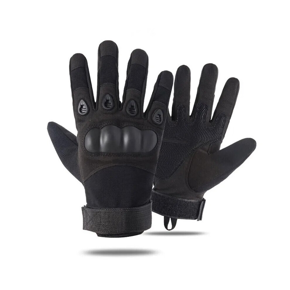 (-2, M) Gloves Full Finger Men's Gloves Outdoor Military Tactical Gloves Sports Black 9049134278092