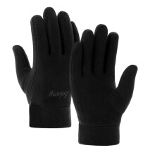 (Thick - Black) Gloves Fleece Thick Gloves Men Women Outdoors Thickening Snow Riding Ski