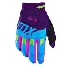 (Purple---Blue--Word, S) Gloves cycling gloves man mtb Auto fox Riding Bike Motocross Gloves Motorcycle