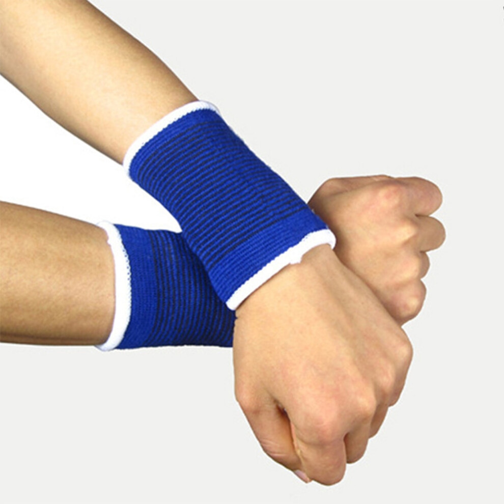 (Wrist Support, 1 Pair) Gloves 1 Pair Sports Support Wrist Hand Brace Elbow Knee Ankle Hand Palm 9049134287322