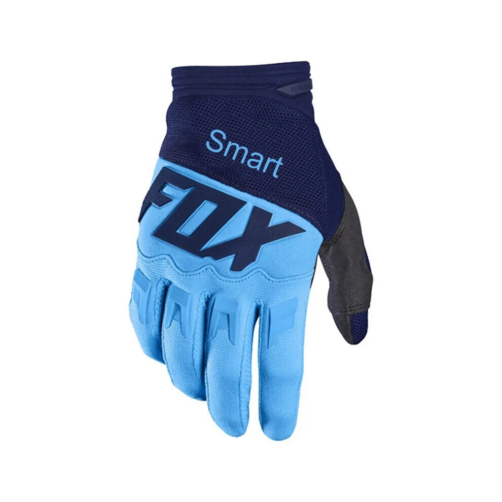 ( - S) Smart Fox Dirtpaw Gloves Motorcycle Cycling Mountain Bicycle Off Road Blue 9049134260028