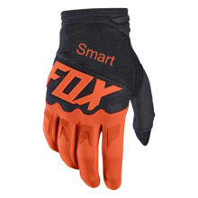 (Black---Orange, L) Smart fox Dirtpaw Gloves Motorcycle Cycling Mountain Bicycle Off Road