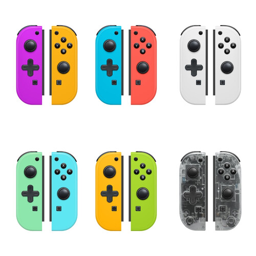 (Right Red) Joy Pad Switch Controller with Strap for Nintendo Switch Support Wake-up 2