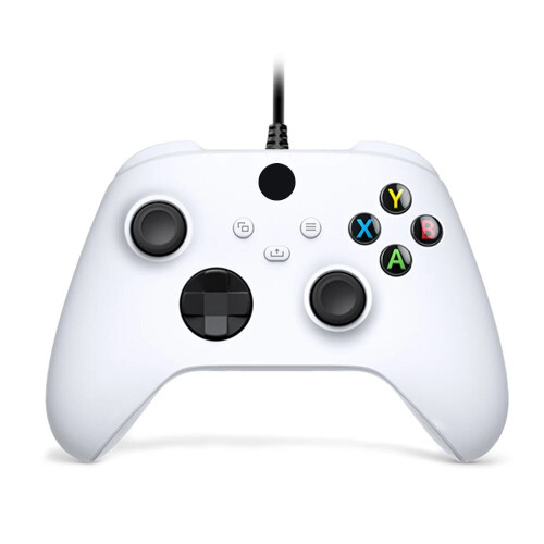 (White) Controller for Xbox Series X S Xbox One Joystick Gamepad Wired Joypad