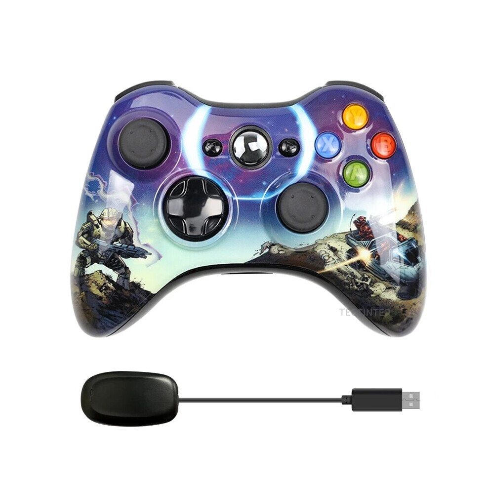 (2.4G Warrior) 2.4G Wireless Gamepad For Xbox 360 Console Controller Receiver Controle 9085801731880